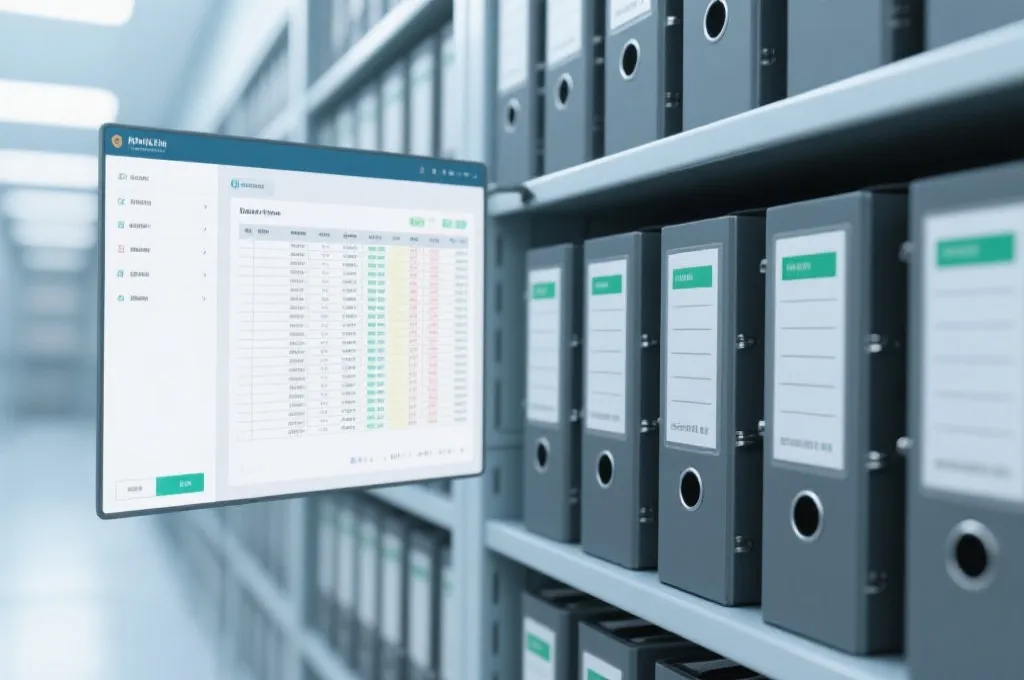 历史开奖数据归档界面